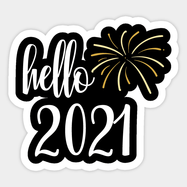 hello 21,happy new year,new year,new years eve,nye 2021,hello 2021,bring on 2021,year of ox,never talk about 2020,for new year,2021 loading,end of 2020 hello 2021 funny,bad 2020 Sticker by creativitythings 